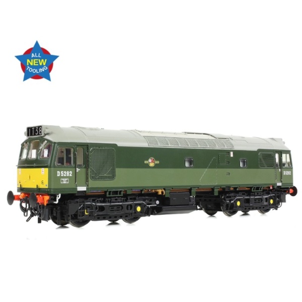 Bachmann 32-341 Class 25/2 D5282 in BR Two Tone Green livery with Small Yellow Panel Diesel Locomotive